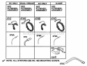 Alternator Chart Diagram and Parts List for 195432-0830-99  Briggs and Stratton Engine